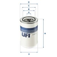 UFI 2434100 - Filtro combustible