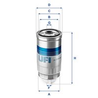 UFI 24.379.00 - Filtro combustible