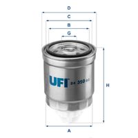 UFI 24.350.02 - Filtro combustible