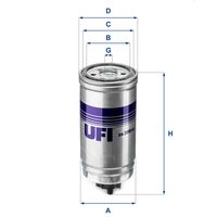 UFI 24.399.00 - Filtro combustible