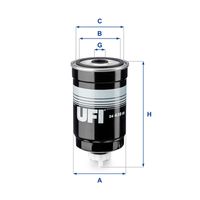 UFI 2443900 - Filtro combustible