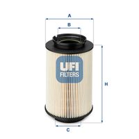 UFI 2601400 - Filtro combustible