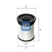 UFI 2601901 - Filtro combustible