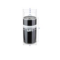 UFI 2447900 - Filtro combustible