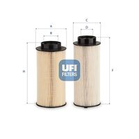 UFI 2614700 - Filtro combustible