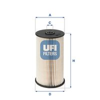 UFI 26.007.00 - Filtro combustible