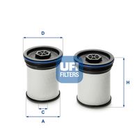 UFI 2604700 - Filtro combustible