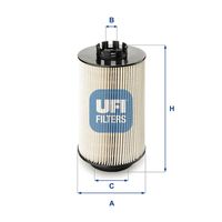 UFI 2601100 - Filtro combustible