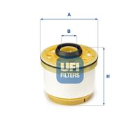 UFI 2604500 - Filtro combustible