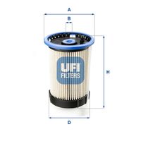 UFI 2606500 - Filtro combustible