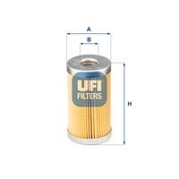 UFI 2668100 - Filtro combustible