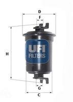 UFI 31.525.00 - Filtro combustible