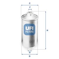 UFI 3150400 - Filtro combustible