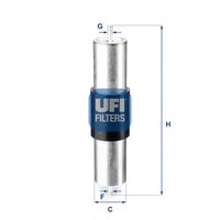 UFI 31.569.00 - Filtro combustible