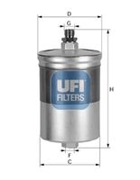 UFI 3156300 - Tipo de filtro: Primer filtro<br>Peso [kg]: 0,23<br>Altura [mm]: 156<br>Diámetro interior [mm]: 8<br>Diámetro exterior 1 [mm]: 81<br>Diámetro exterior 2 [mm]: 81<br>