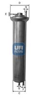 UFI 31.924.00 - Filtro combustible