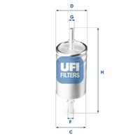 UFI 3194100 - Tipo de filtro: Cartucho filtrante<br>