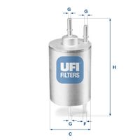 UFI 3195800 - Filtro combustible