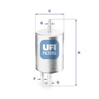 UFI 3183100 - Filtro combustible