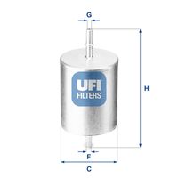 UFI 3181700 - Filtro combustible