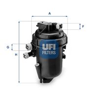 UFI 5508400 - Filtro combustible