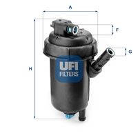 UFI 5513900 - Filtro combustible