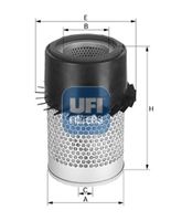 UFI 2713200 - Filtro de aire