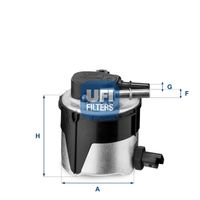 UFI 5517000 - Filtro combustible