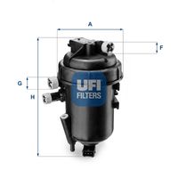 UFI 5511200 - Filtro combustible