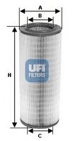 UFI 2715300 - Filtro de aire