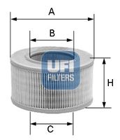 UFI 2760500 - Filtro de aire