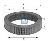 UFI 2715500 - Filtro de aire