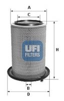 UFI 2718600 - Filtro de aire