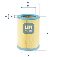 UFI 2725200 - Filtro de aire