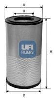 UFI 2751800 - Filtro de aire