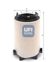 UFI 2740200 - Zonas climáticas: no para zonas con clima frío<br>Altura [mm]: 221<br>Tipo de filtro: Cartucho filtrante<br>Diámetro exterior [mm]: 136<br>Diám. int. 1 [mm]: 72<br>