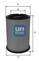 UFI 27A2500 - Filtro de aire