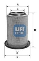 UFI 2760900 - Filtro de aire