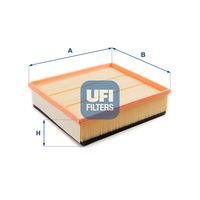 UFI 3008200 - Artículo complementario / información complementaria 2: no para ambientes con mucho polvo<br>Longitud [mm]: 317<br>Ancho [mm]: 277<br>Altura [mm]: 70<br>Tipo de filtro: Cartucho filtrante<br>