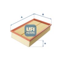 UFI 3032000 - Peso [kg]: 0,45<br>Altura [mm]: 63<br>Tipo de filtro: Primer filtro<br>Diámetro interior [mm]: 189<br>Diámetro exterior 1 [mm]: 312<br>Diámetro exterior 2 [mm]: 312<br>