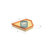 UFI 30D3300 - Tipo de filtro: Cartucho filtrante<br>Altura [mm]: 43<br>Longitud [mm]: 274<br>Ancho [mm]: 233<br>