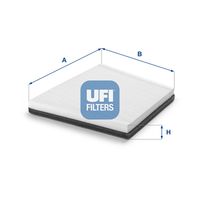 UFI 53.095.00 - Filtro, aire habitáculo