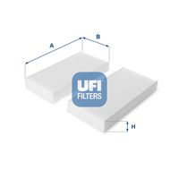 UFI 5310800 - Filtro, aire habitáculo