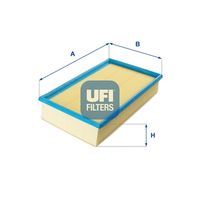 UFI 3077700 - Zonas climáticas: para zonas con clima frío<br>Tipo de filtro: Cartucho filtrante<br>Altura [mm]: 45<br>Longitud [mm]: 268<br>Ancho [mm]: 219<br>