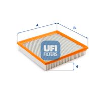 UFI 30A4300 - Tipo de filtro: Cartucho filtrante<br>Altura [mm]: 47<br>Longitud [mm]: 227<br>Ancho [mm]: 235<br>