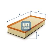 UFI 30A2500 - Número de piezas necesarias: 2<br>Peso [kg]: 0,51<br>volumen [L]: 0,01<br>Altura [mm]: 56<br>Tipo de filtro: Primer filtro<br>Diámetro interior [mm]: 186<br>Diámetro exterior 1 [mm]: 390<br>Diámetro exterior 2 [mm]: 390<br>