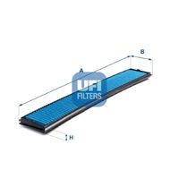 UFI 3412100 - Tipo de filtro: Filtro antipolen<br>Peso [kg]: 0,23<br>Altura [mm]: 28<br>Diámetro interior [mm]: 120<br>Diámetro exterior 1 [mm]: 669<br>Diámetro exterior 2 [mm]: 669<br>