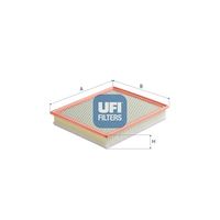 UFI 30D6500 - Longitud [mm]: 290<br>Ancho [mm]: 259<br>Altura [mm]: 53<br>Tipo de filtro: Cartucho filtrante<br>