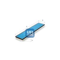 UFI 3411900 - Filtro, aire habitáculo - ARGENTIUM