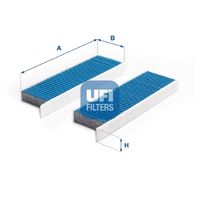 UFI 3440400 - Filtro, aire habitáculo - ARGENTIUM